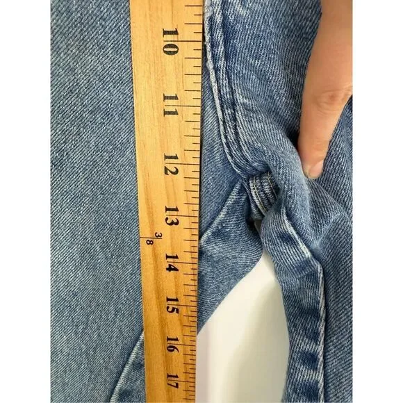 RARE VTG‎ Wrangler Logo Front Jeans Baggy High-Rise Jeans Approx Size 27
